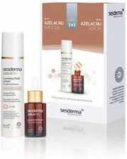 Sesderma Azelac RU Serum + Luminous Fluid Cream ZESTAW liposomowe 30 ml Emulsja rozświetlająca SPF 50 Kartonik