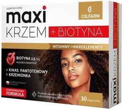 Zdjęcie Colfarm Maxi Krzem + Biotyna 30kaps. - Kosów Lacki