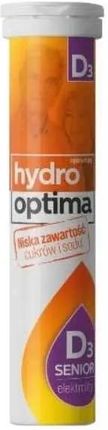 Hydrooptima Senior D3 elektrolity 20 tabl