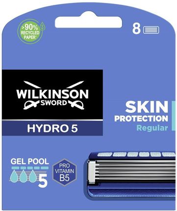 Wilkinson Hydro 5 Skin Protection Regular zapasowe ostrza do maszynki do golenia dla mężczyzn 8szt