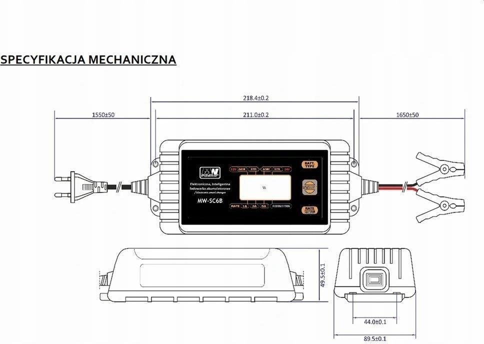 Inteligentna Ładowarka akumulatorowa 12V / 24V Mw-