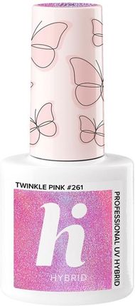 Hi Hybrid Butterflies Lakier Hybrydowy #261 Twinkle Pink 5 Ml 