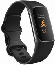 FITBIT Charge 5 Black Graphite Stainless Steel - Smartbandy