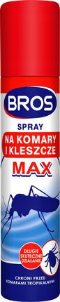 Bros Środek Spray Na Komary I Kleszcze Max 90Ml