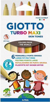 Giotto Mazaki Dla Dzieci Turbo Maxi 6Szt.