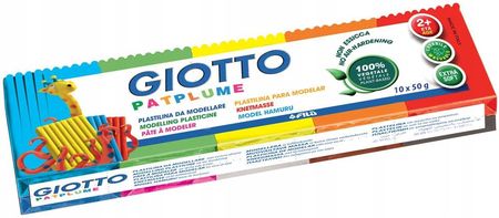Giotto Plastelina Patplume 10 Kolorów 500 G