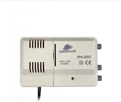 Zdjęcie Spacetronik Wzmacniacz Szerokopasmowy Spa-22X2 Vhf/Uhf 24Db (28426) - Niemcza