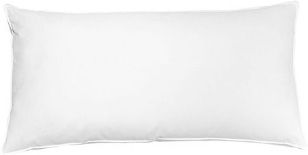 Beliani Poduszka sypialniana puchowa bawełniana 40 x 80 cm biała Karijang