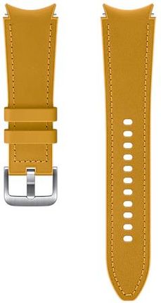 Samsung Hybrid Leather Band 20mm M/L do Galaxy Watch4 Musztardowy (ET-SHR89LYEGEU)
