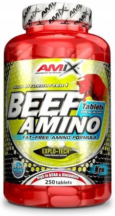 Amix Beef Amino 250tabl. Aminokwasy Wołowe