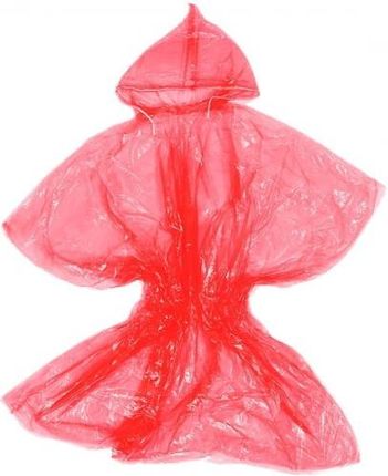 Płaszcz poncho przeciwdeszczowe rozmiar uniwersalny czerwony
