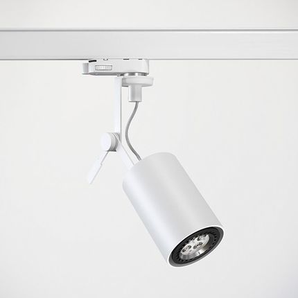 MINORIS projektor track 1x50W, GU10, 230V, biały  (mat struktura) RAL 9003