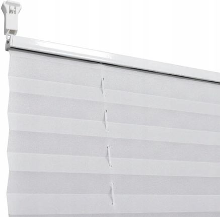 vidaXL Roleta Plisowana Biała (80X100Cm) 11220736350 - zdjęcie 2