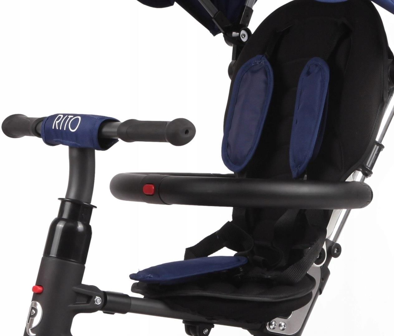 фото Дитячий триколісний велосипед Qplay Rito Eva Blue