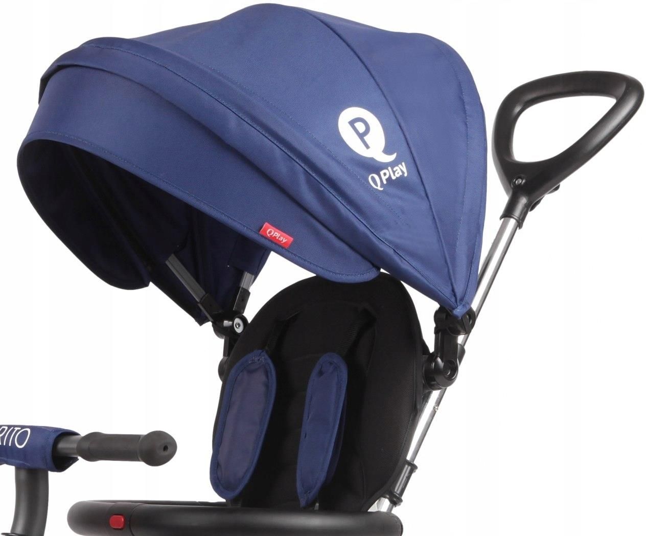 фото Дитячий триколісний велосипед Qplay Rito Eva Blue