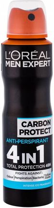 L'Oreal Men Expert Dezodorant Spray Carbon Protect 4W1 150Ml