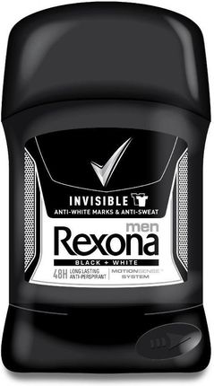 Rexona Men Invisible Black + White Dezodorant Sztyft 50Ml