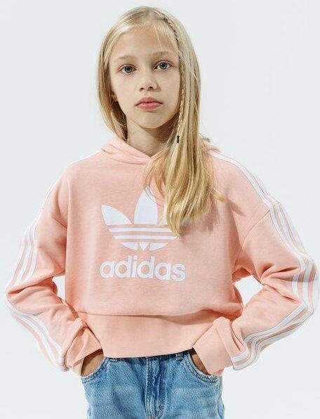 adidas bluza z kapturem cropped hoodie