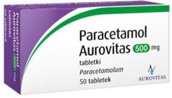 Paracetamol Aurovitas tabl. 0,5 g 50 tabl.