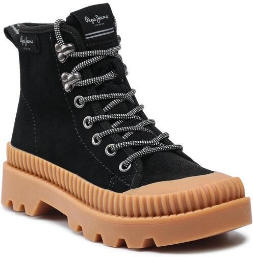 Pepe Jeans Botki Ascot Desert Fur Pls50430 Czarny - Ceny i opinie ...