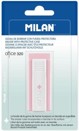 Milan Gumka Office 320+ Edition W Plastikowej Obudowie Różowa