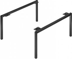 Comad Nogi Do Szafek Madera 20X28Cm Czarny Mat Metalowe 880 16588