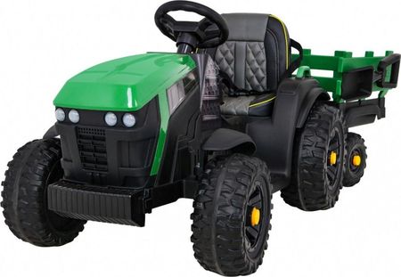1Life Traktor Na Akumulator Titanium Z Przyczepą Zielony  
