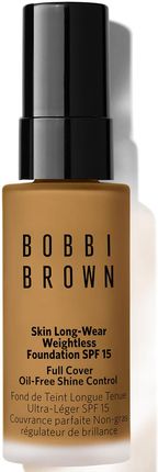 Bobbi Brown Mini Skin Long-Wear Weightless Foundation Podkład O Przedłużonej Trwałości Spf 15 Odcień Warm Honey 13 ml