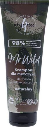 4organic Mr Wild szampon dla mężczyzn do włosów przetłuszczających się 250ml