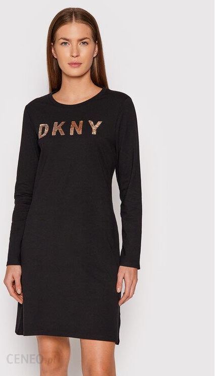 DKNY Sukienka codzienna DD1GN18R Czarny Regular Fit - Ceny i opinie -  