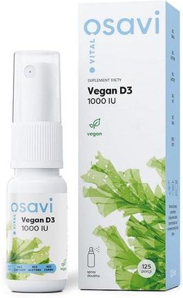 OSAVI Vegan D3 Spray Doustny 1000IU 12.5ml