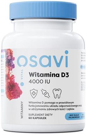 OSAVI Witamina D3 4000IU 60Kaps