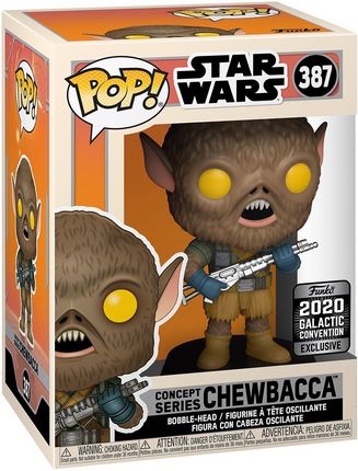 Star Wars Celebration 2020 Galactic Convention Chewbacca Funko Shop Europe Vinyl Figure 387 Funko Pop Wielokolorowy