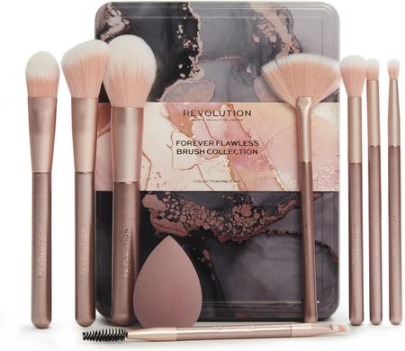 Makeup Revolution Forever Flawless Brush Gift Set - zestaw pędzli