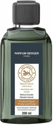 LAMPE BERGER PARIS 200ml - Olejek zapachowy do zestawu z patyczkami Anti Odeur Zwierzęta