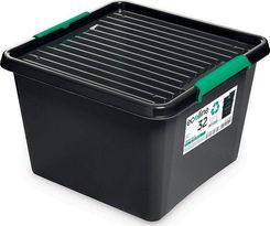 Orplast Kwadratowy Pojemnik Do Garażu Piwnicy Z Pokrywką 32L Ecoline - zdjęcie 1