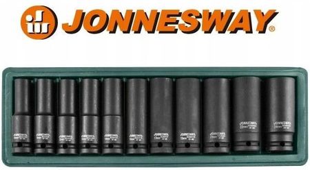 Jonnesway Zestaw 11 szt. nasadek udarowych długich 1/2 S03AD4111S - zdjęcie 2