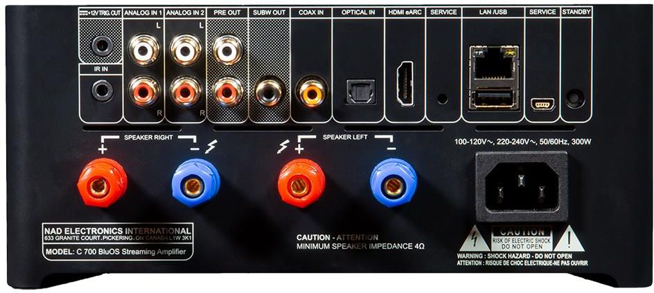 NAD C 700 Czarny - zdjęcie 2 NAD C 700 Czarny