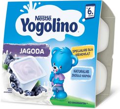 NESTLE Yogolino Jogurcik Jagoda dla niemowląt po 6 Miesiącu 400g