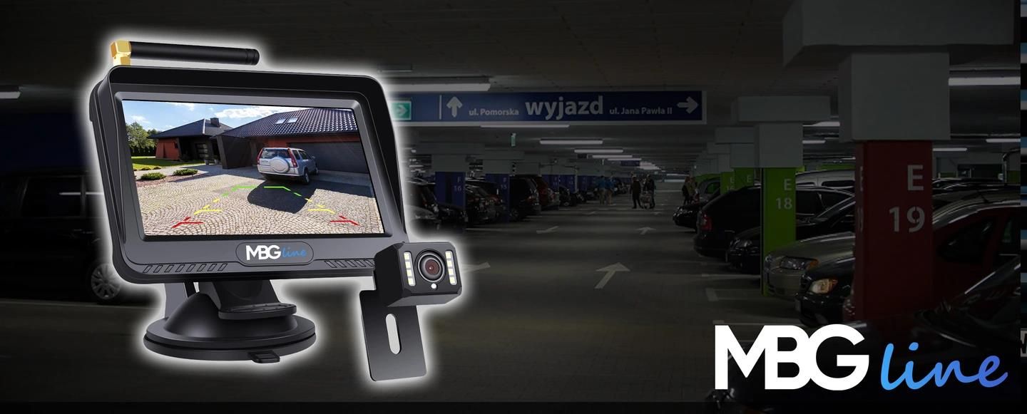 Mbg Line Bezprzewodowy Zestaw Cofania Hd Kamera Lcd 4.3 - zdjęcie 2 Mbg Line Bezprzewodowy Zestaw Cofania Hd Kamera Lcd 4.3