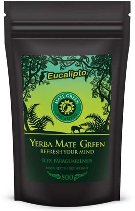 Yerba Mate Green Eucalipto 500g despalada sin palo 0,5kg