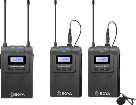 Boya uhf wireless microphone -2 tx+1 rx