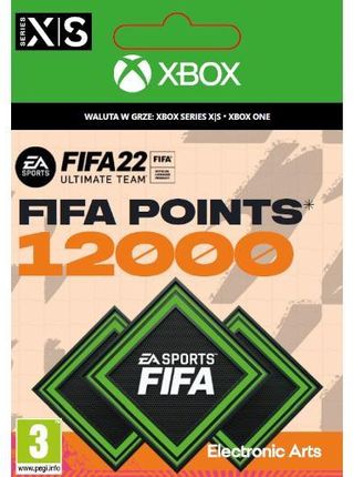 FIFA 22 Ultimate Team - 12000 FUT Points (XBOX) 