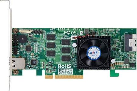 Areca PCIe 4.0 x8 - 1x Slim-SAS SFF-8654 (ARC-1886-8I)