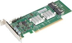 Zdjęcie SuperMicro PCIe 4.0 x16 - 2x Slim-SAS (AOC-SLG4-4E4T-O) - Dąbrowa Górnicza