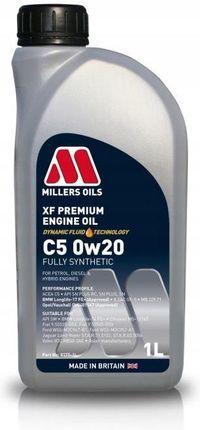 Olej MILLERS XF Premium C5 0W20 1 Litr MILLERS 8175 1L