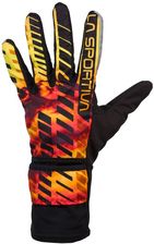 La Sportiva Evo Winter Running Gloves Men Czarny Żółty  - Rękawiczki do biegania