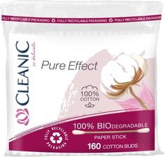 Zdjęcie Cleanic Pure Effect Patyczki Higieniczne Folia 160szt 160 Szt.  - Szczuczyn
