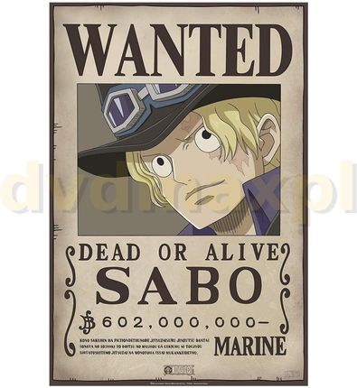 ONE PIECE - Plakat Wanted Sabo (525)