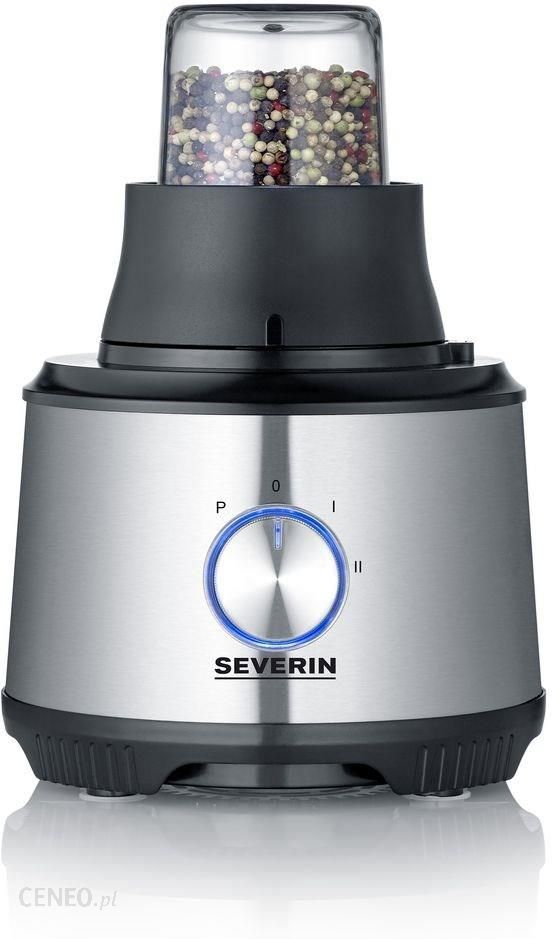 Severin - SEVERIN KM3892 Robot Multifonctions - 1200 W - Inox et noir -  Blender 1,5 L - 2 Vitesses + Pulse - Blender - Rue du Commerce